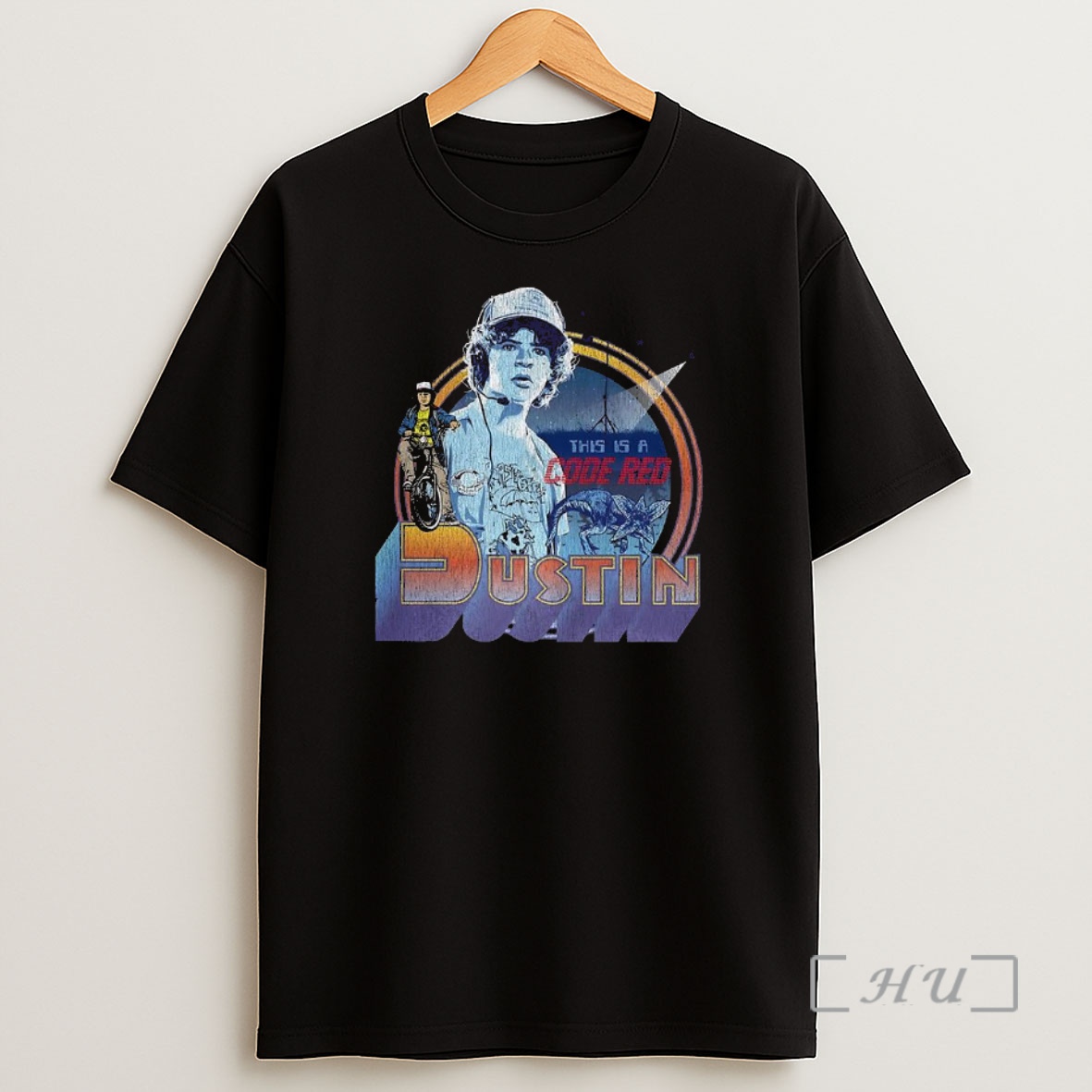 Officials Dustin Henderson Stranger Things Demogorgon This Is Code Red Retro Premium Shirt Sweatshirt Tee