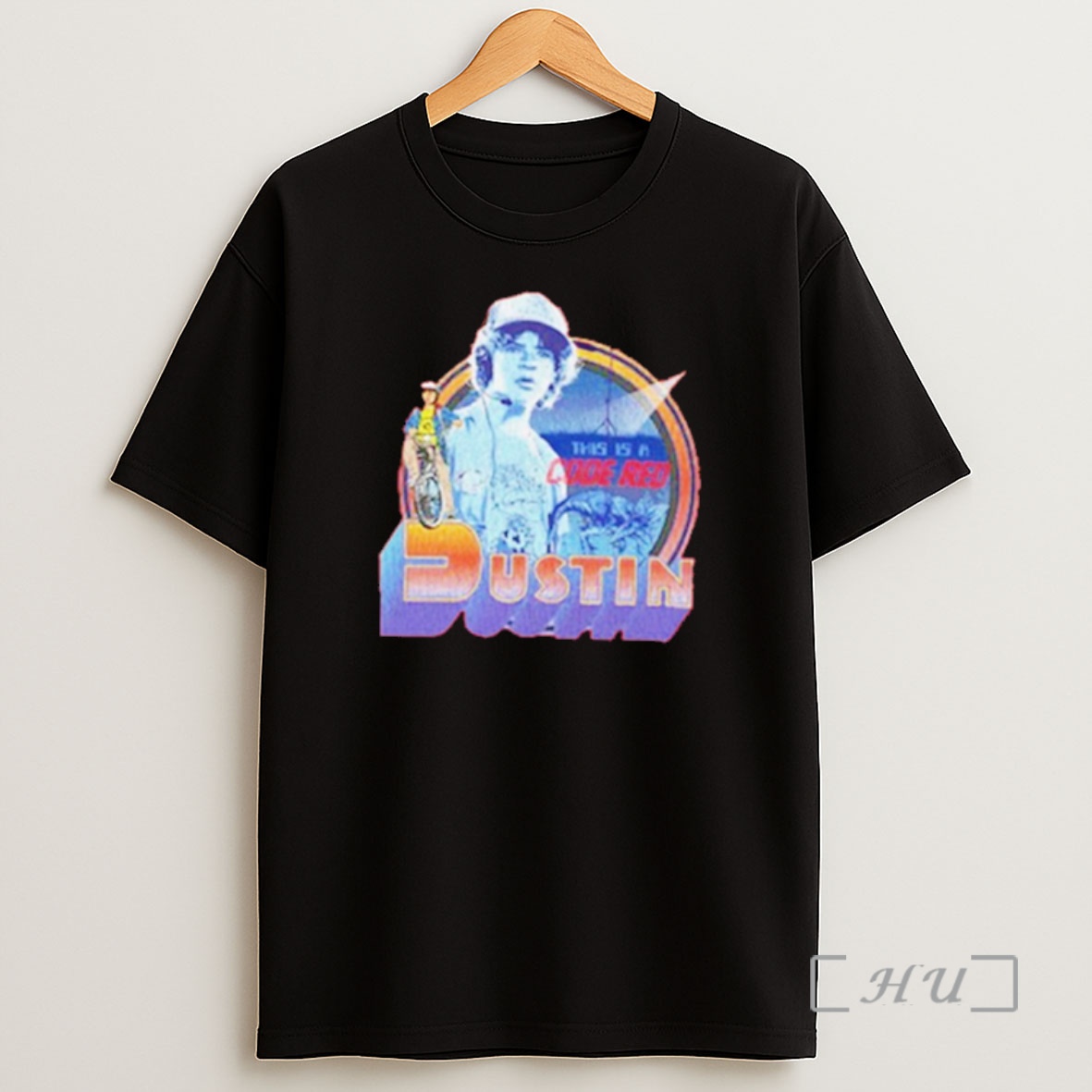 Officials Dustin Stranger Things Demogorgon Code Red Premium Shirt Sweatshirt Tee