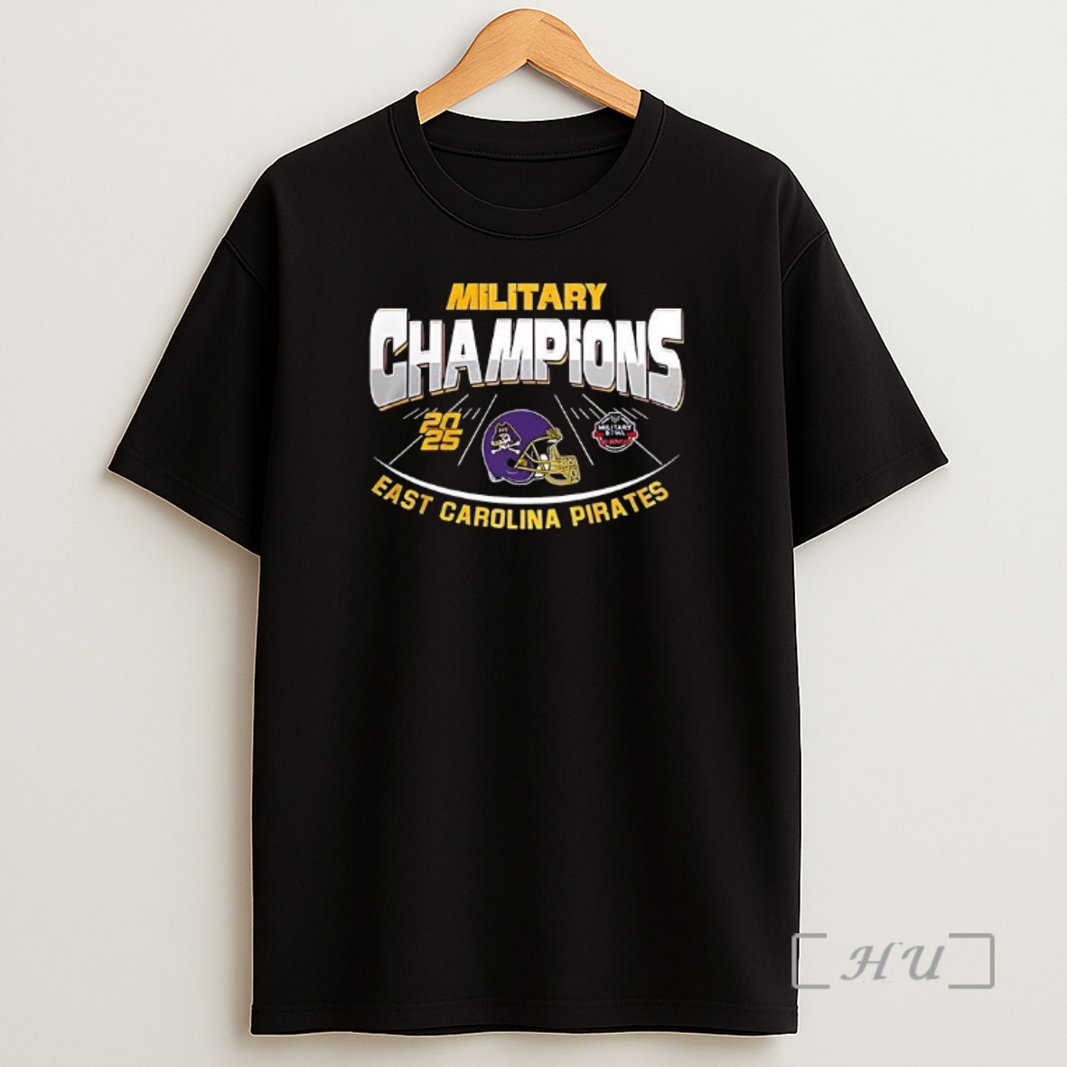 Officials Ecu Football Ncaa Military Bowl Champions 2025 Shirt Sweatshirt Tee