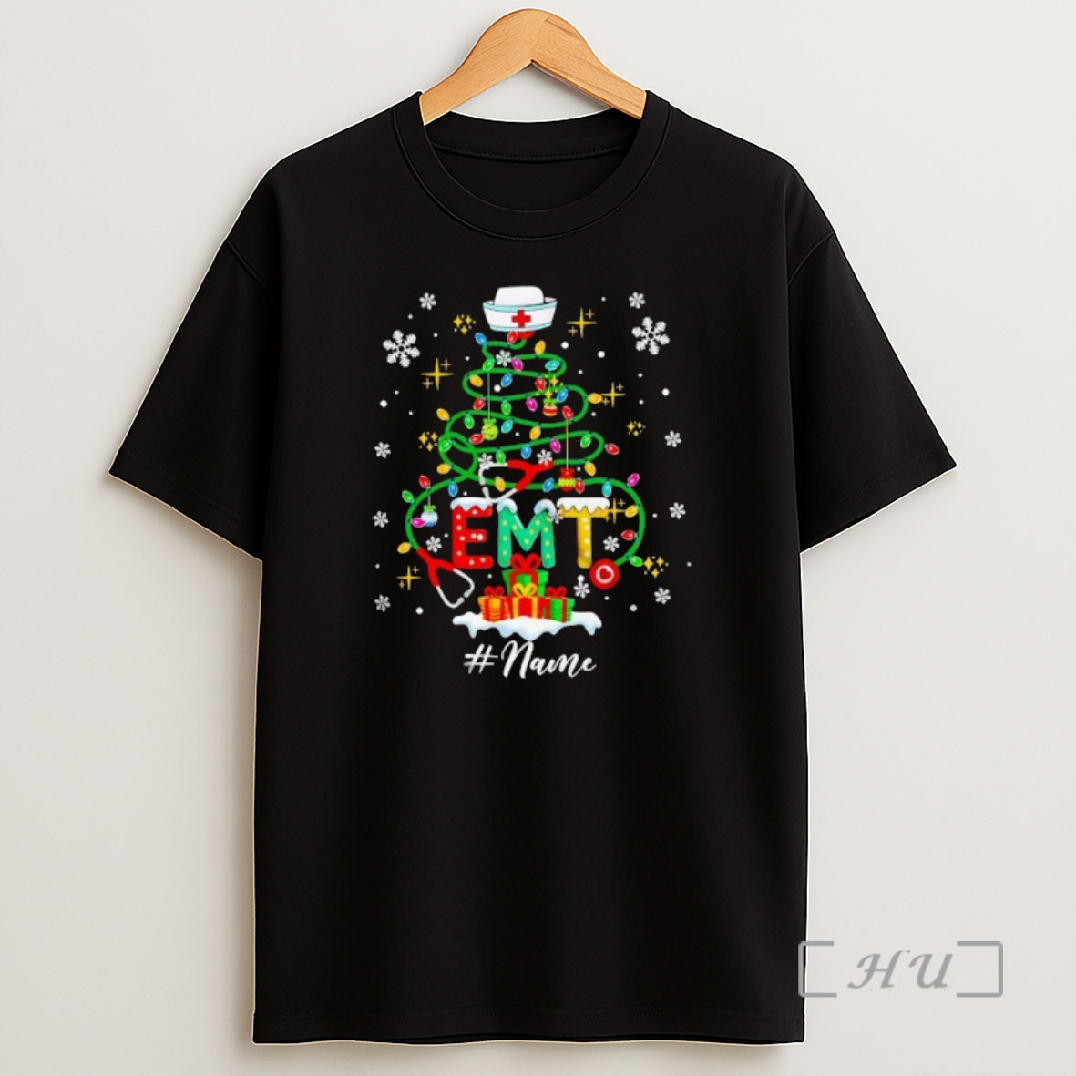 Officials Emt Stethoscope Christmas Tree Premium Shirt Sweatshirt Tee