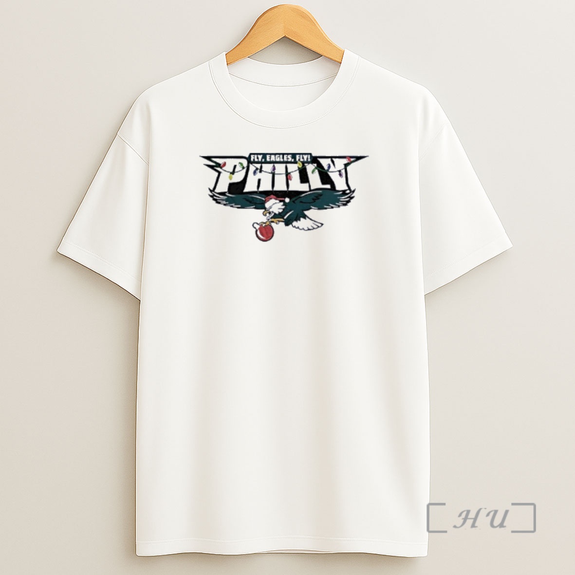 Officials Eagle Santa Hat Fly Eagles Fly Philadelphia Eagles Football Christmas Premium Shirt Sweatshirt Tee