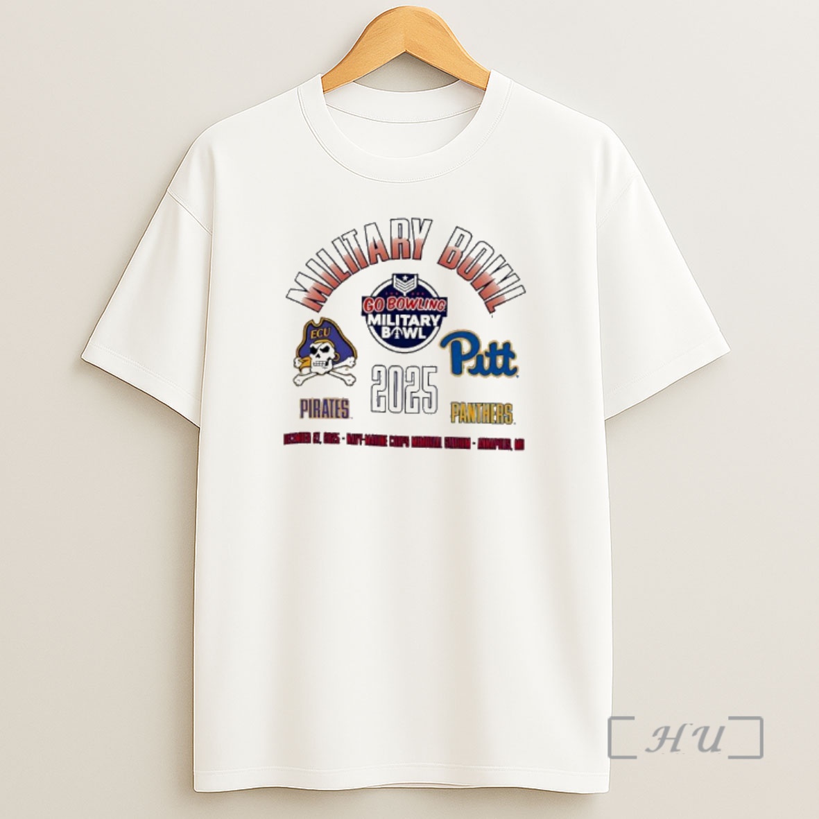 Officials East Carolina Pirates Vs Pittsburgh Panthers 2025 Military Bowl Dueling Go Bowling Shirt Sweatshirt Tee