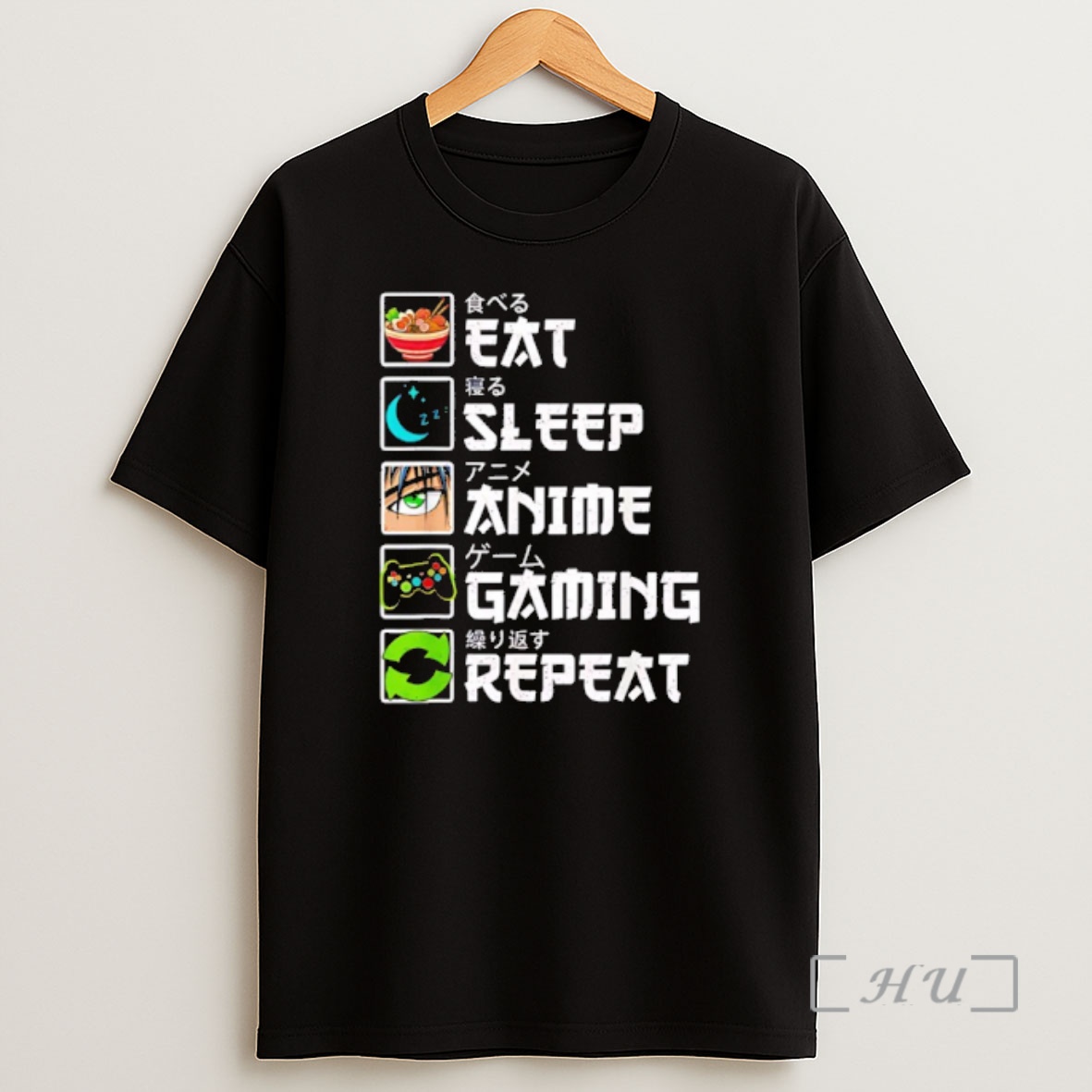 Officials Eat Sleep Anime Gaming Repeat Gamer Shirt Sweatshirt Tee