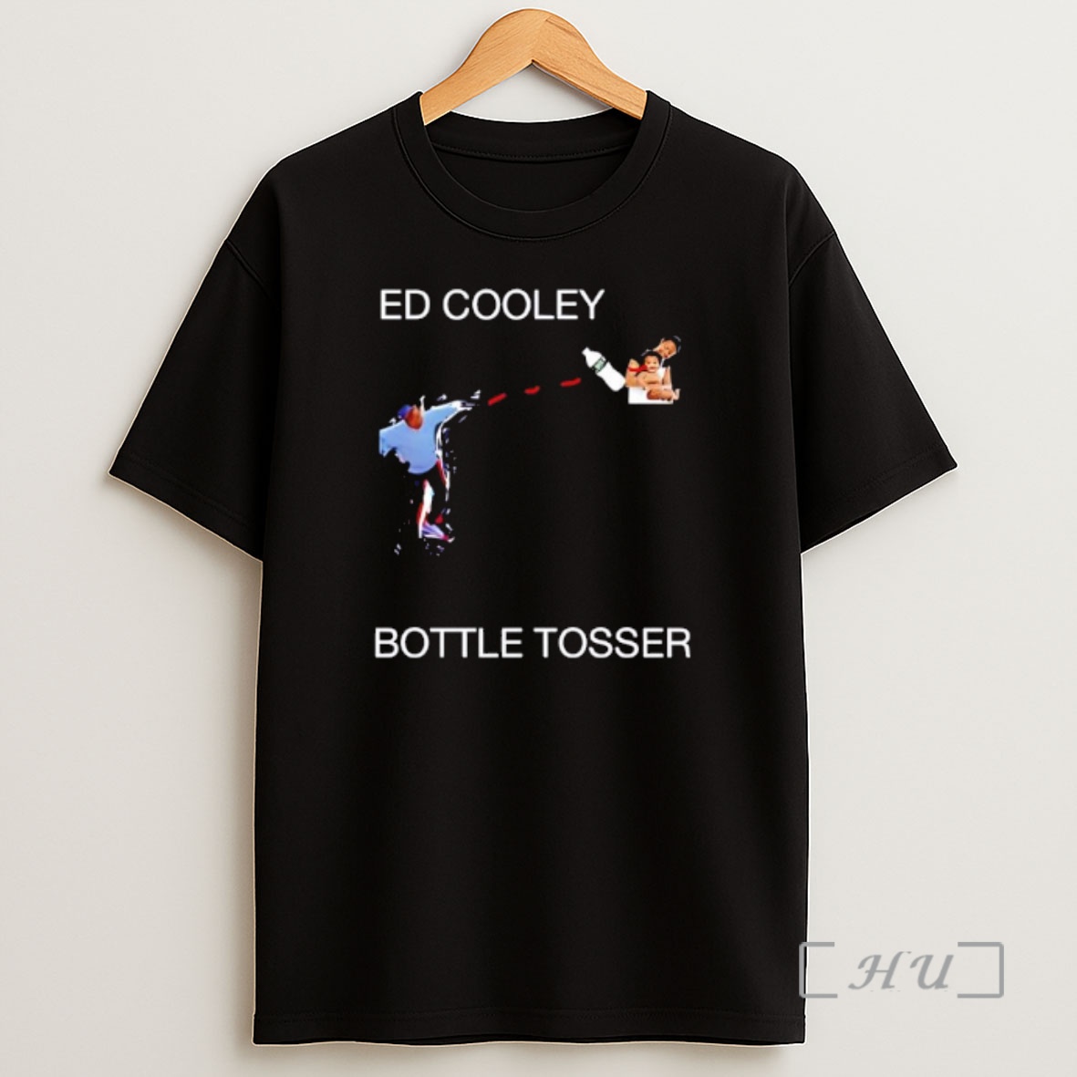 Officials Ed Cooley Georgetown Coach Throwing Bottle Tosser Graphic Shirt Sweatshirt Tee