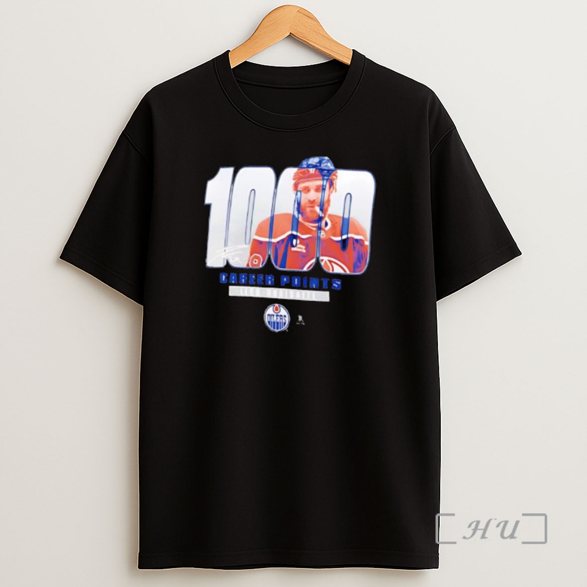 Officials Edmonton Oilers Leon Draisaitl 1000 Career Points Legacy Signature Shirt Sweatshirt Tee