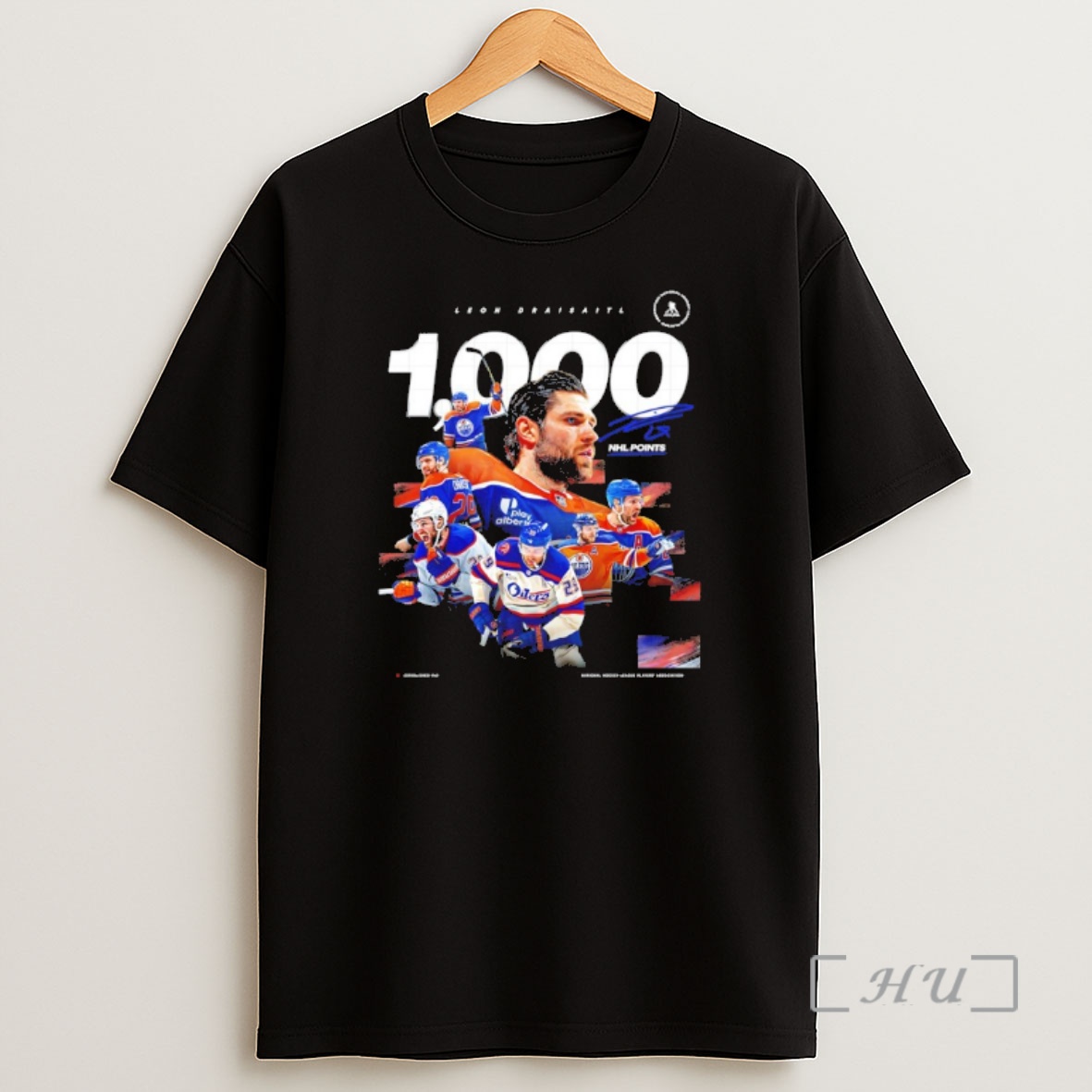 Officials Edmonton Oilers Leon Draisaitl On 1000 Nhl Career Points Shirt Sweatshirt Tee