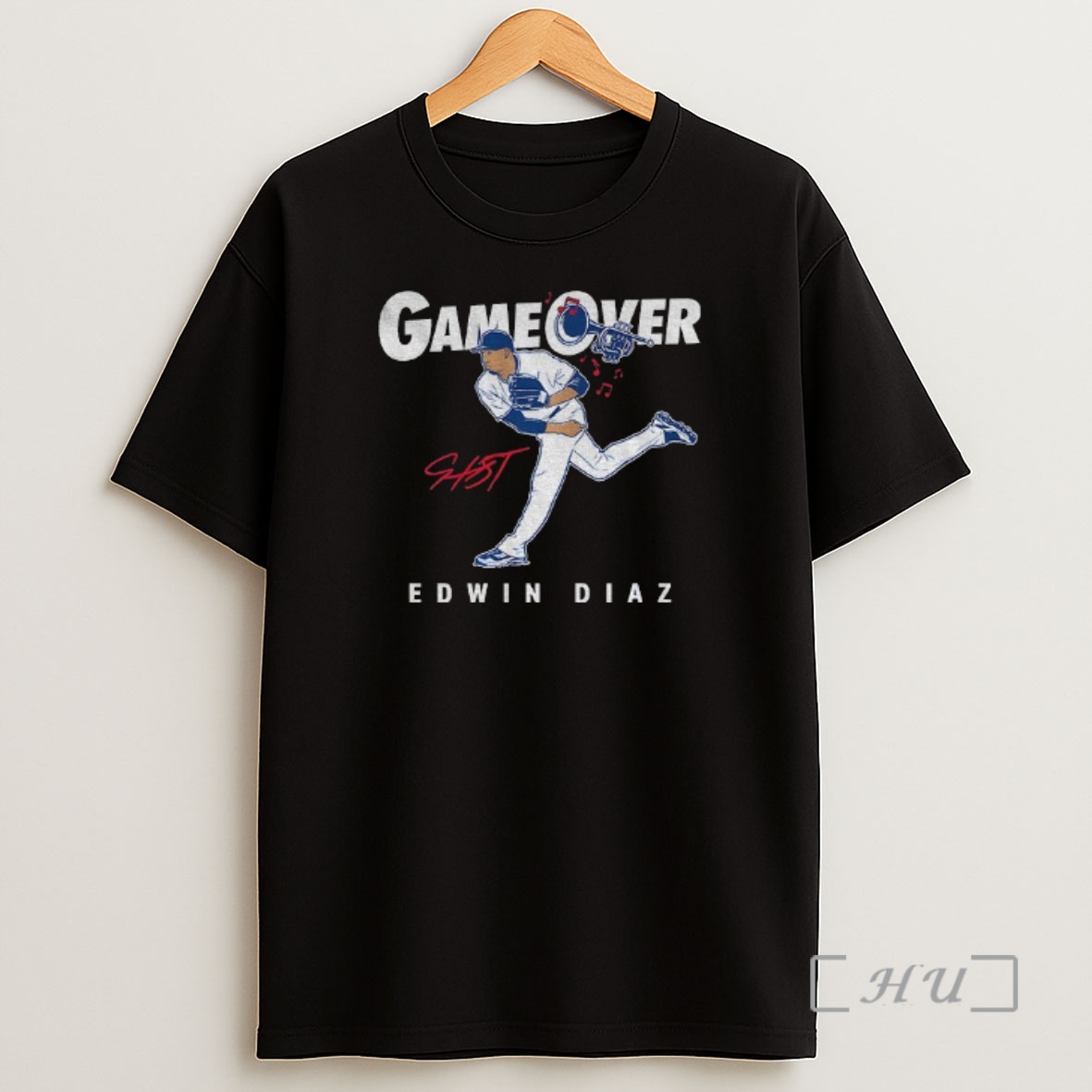 Officials Edwin Diaz Los Angeles Dodgers Mlb Baseball Game Over Signature Shirt Sweatshirt Tee