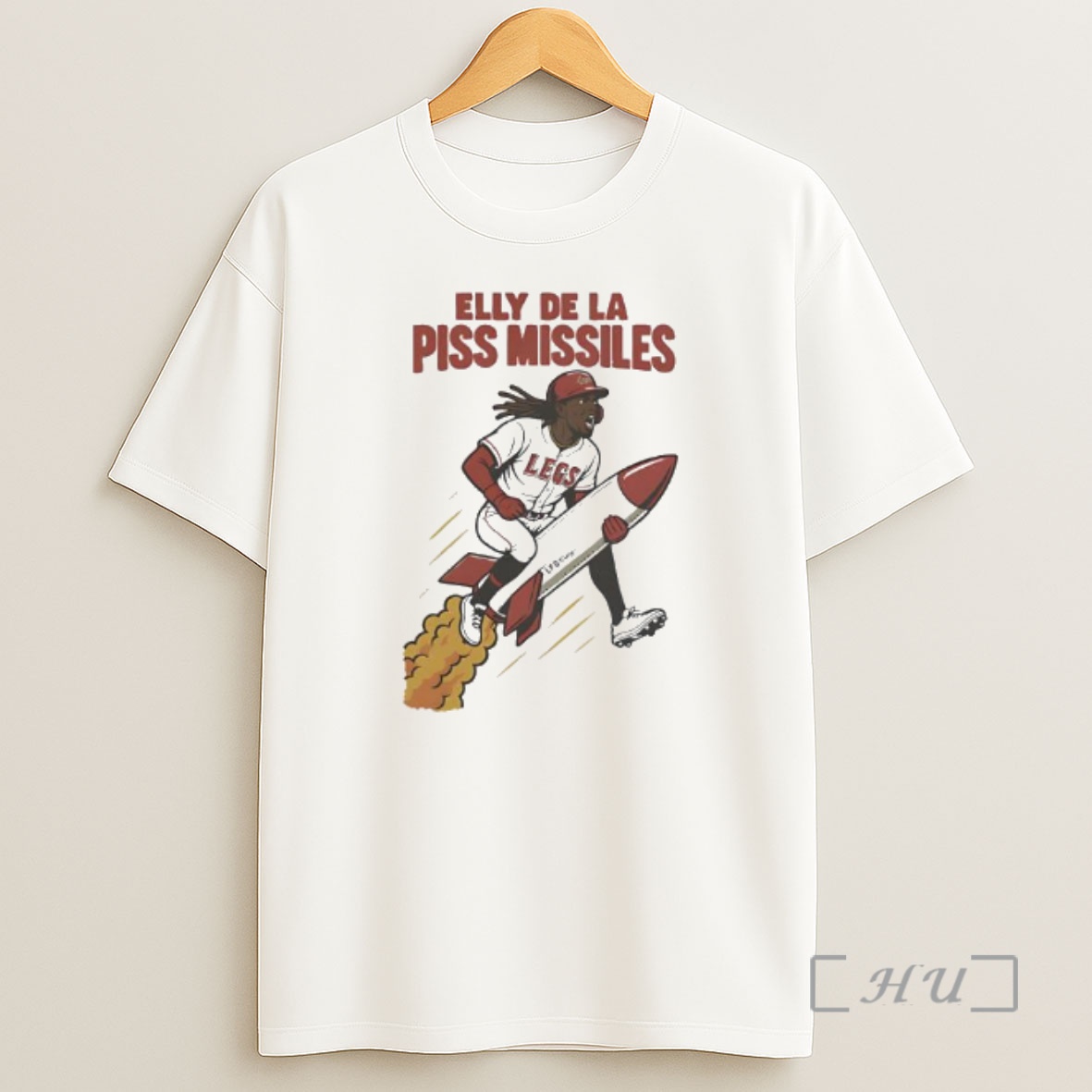 Officials Elly De La Cruz Riding A Rocket Elly De La Piss Missiles Premium Shirt Sweatshirt Tee