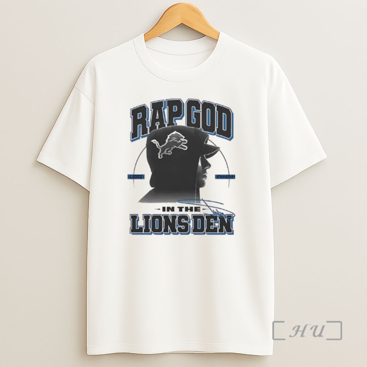 Officials Eminem Marshall Mathers Rap God In The Lions Den Premium Shirt Sweatshirt Tee