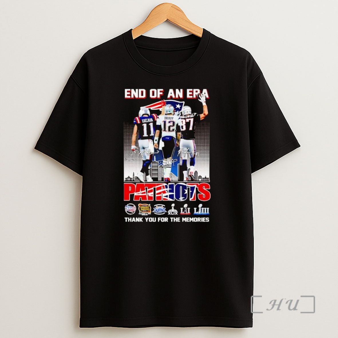 Officials End Of An Era Patriots Thank You For The Memories Premium Shirt Sweatshirt Tee