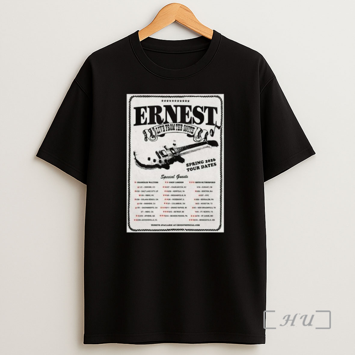 Officials Ernest Spring Tour 2026 Shirt Sweatshirt Tee