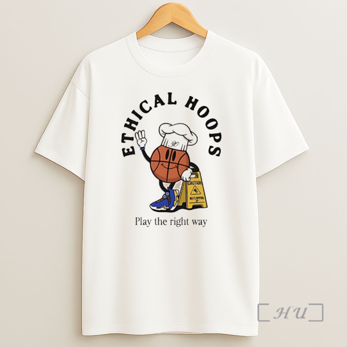 Officials Ethical Hoops Play The Right Way Slogan Ball Shirt Sweatshirt Tee