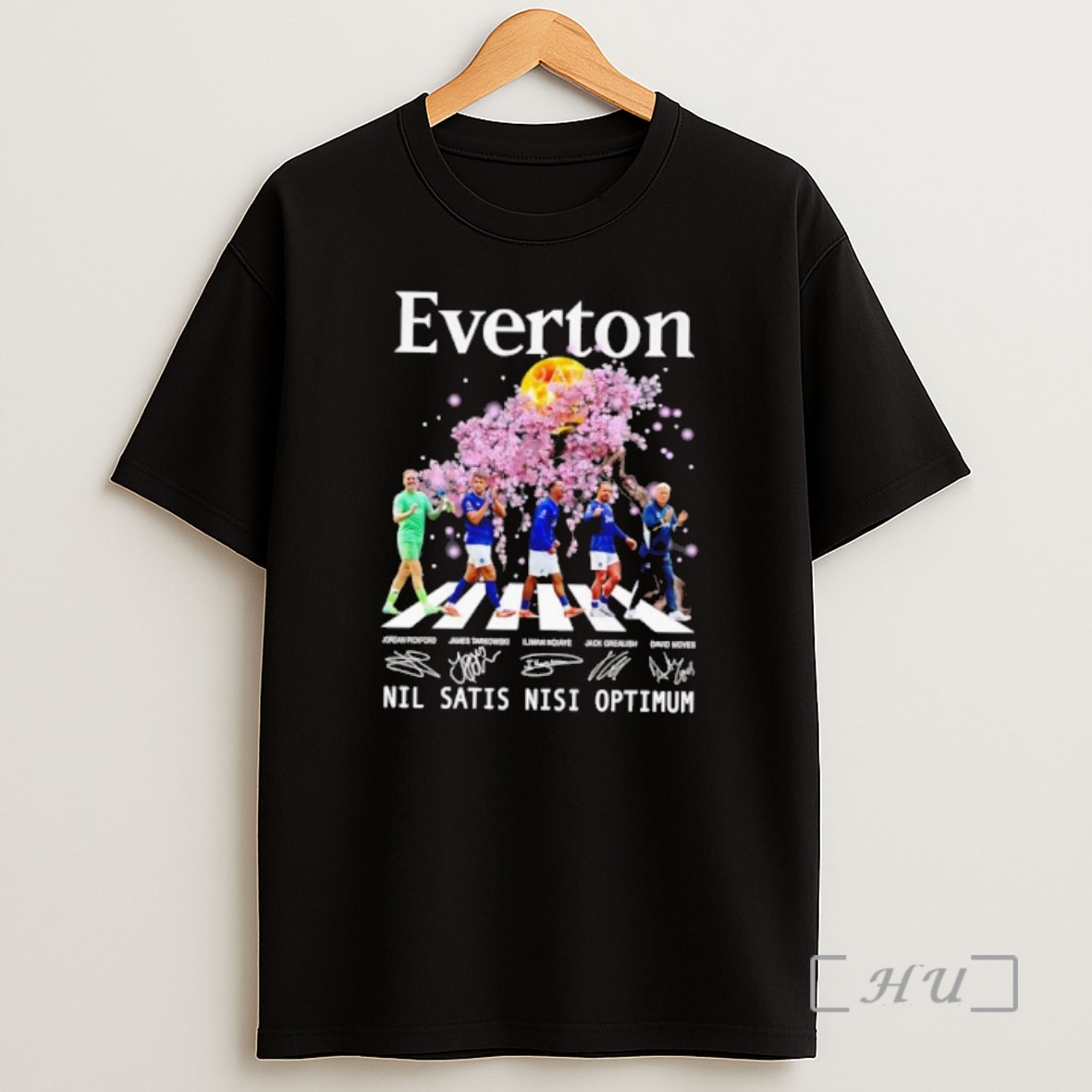 Officials Everton Nil Satis Nisi Optimum Abbey Road Signature Shirt Sweatshirt Tee