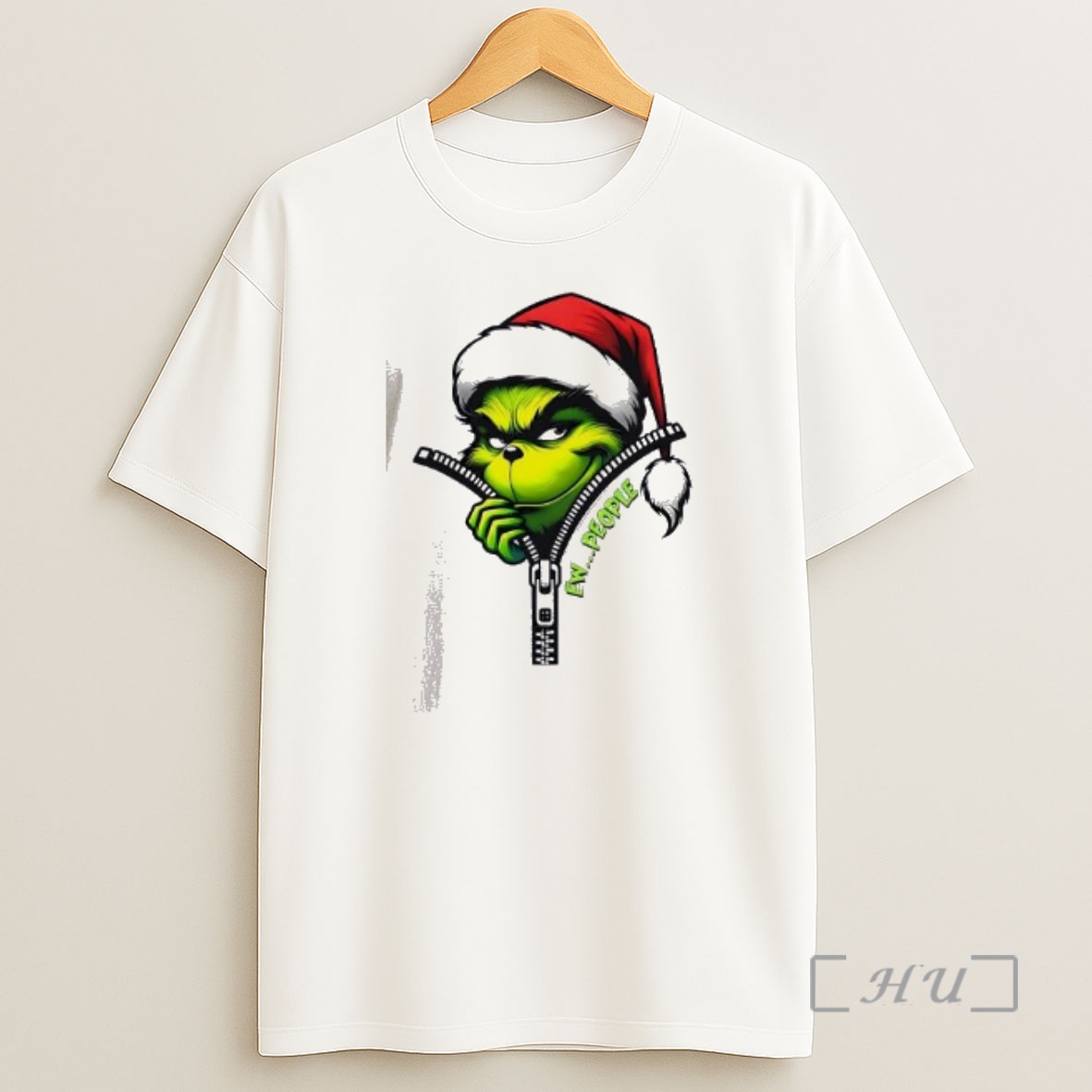 Officials Ew People Grinch Zipper Funny Christmas Premium Shirt Sweatshirt Tee