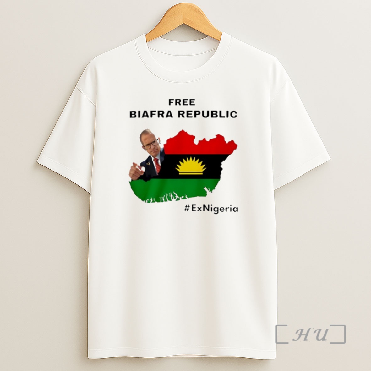 Officials Ex Nigeria Free Biafra Republic Map Premium Shirt Sweatshirt Tee