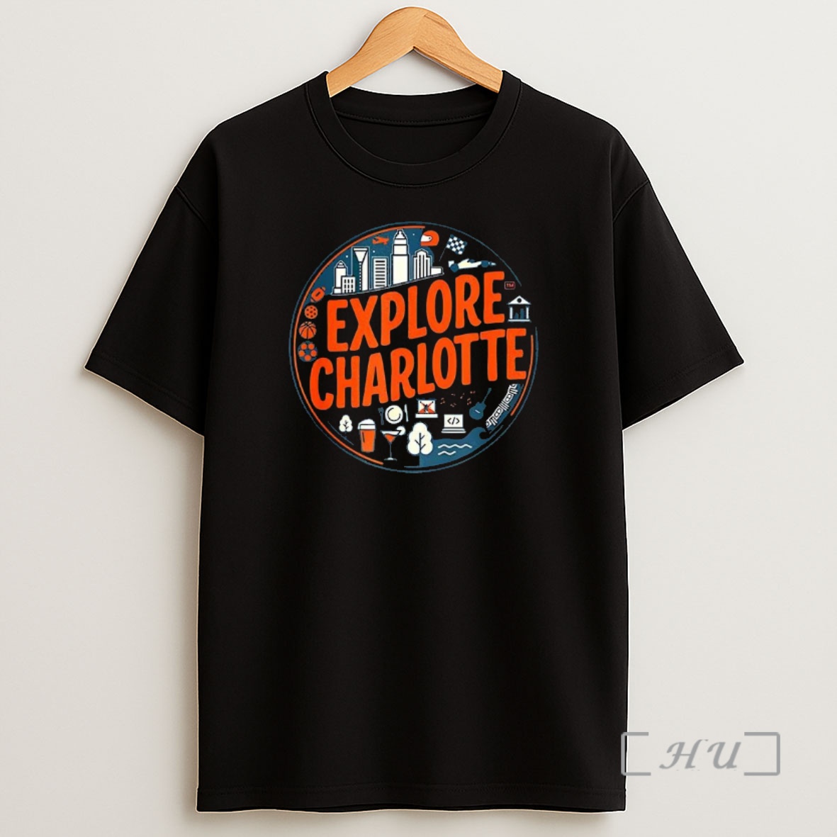 Officials Explore Charlotte North Carolina City Life Logo Shirt Sweatshirt Tee