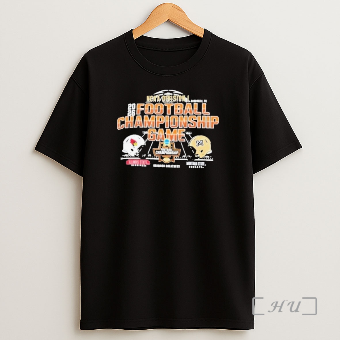 Officials Fcs Football Championship Illinois State Vs Montana State Shirt Sweatshirt Tee