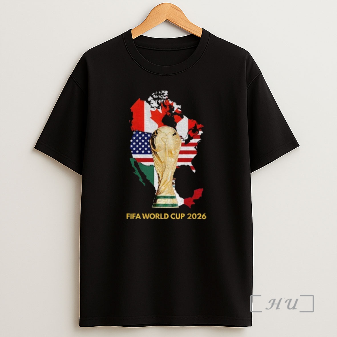 Officials Fifa World Cup 2026 Gold Trohpy Usa Canada Mexico Shirt Sweatshirt Tee
