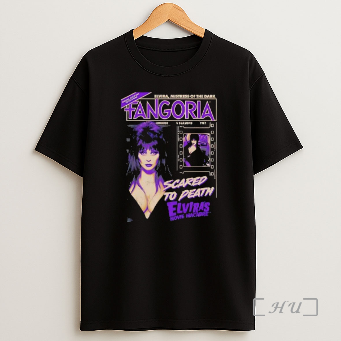 Officials Fangoria Elviras Movie Macabre Mistress Of The Dark Shirt Sweatshirt Tee