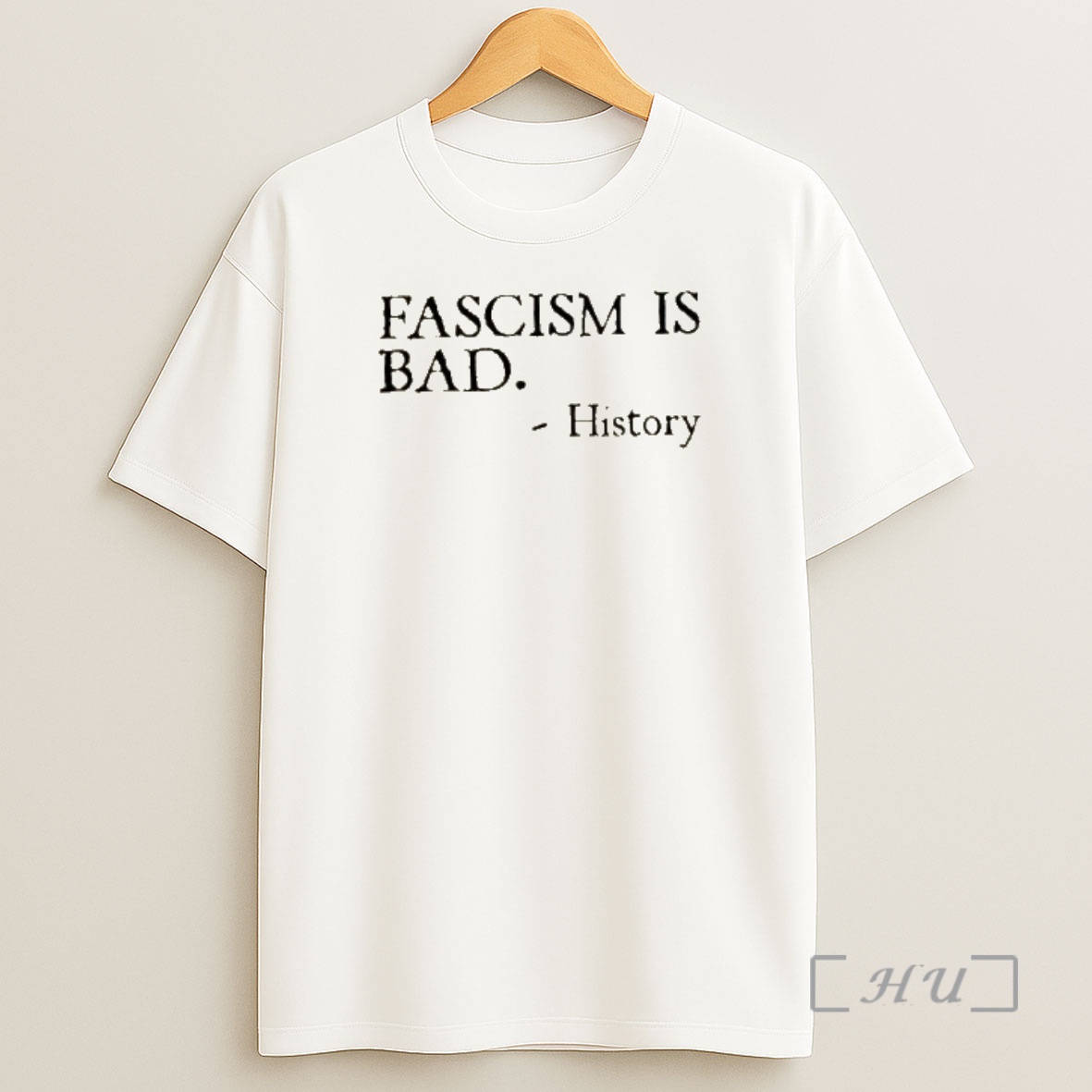 Officials Fascism Is Bad History Text Shirt Sweatshirt Tee