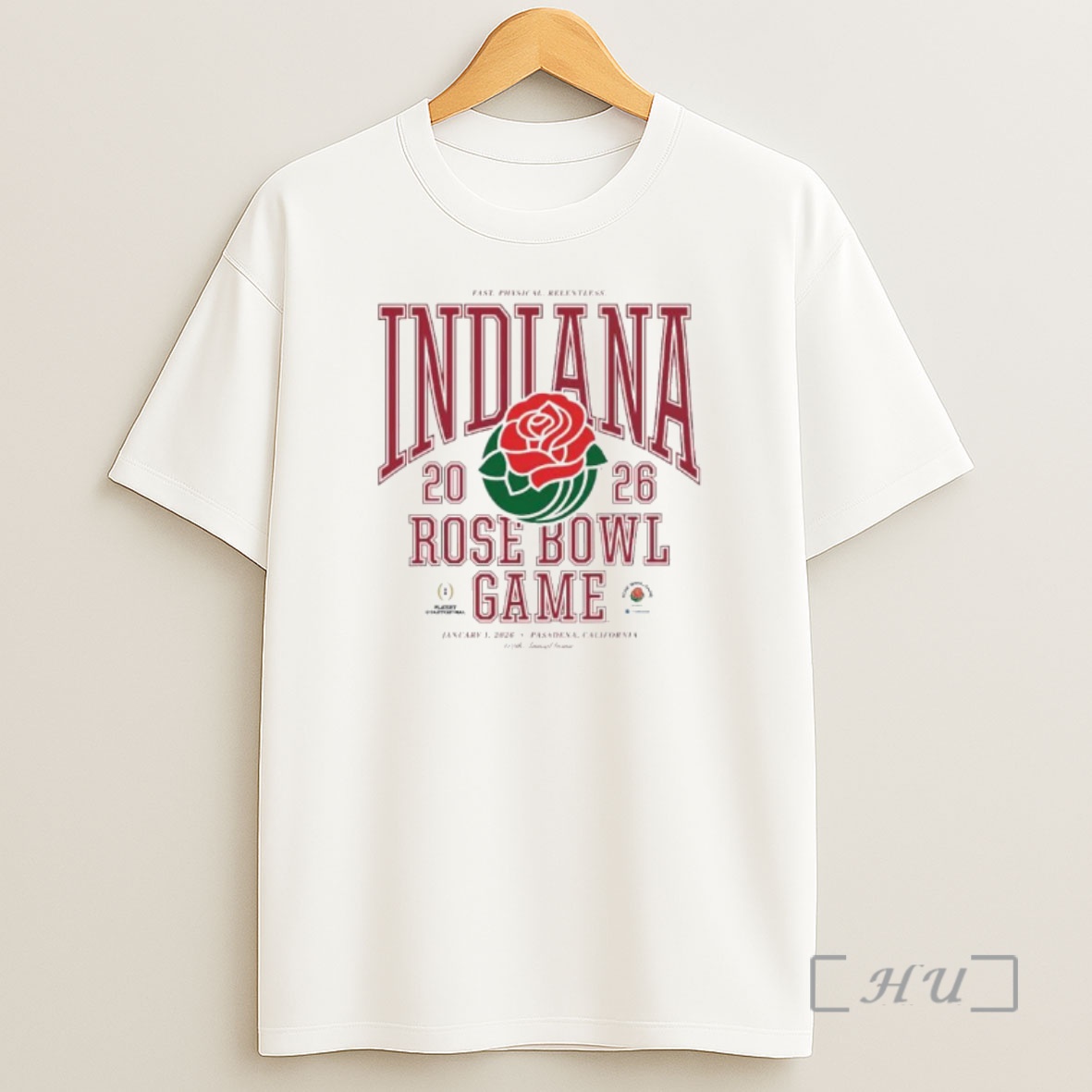 Officials Fast Physical Relentless Indiana Hoosiers 2026 Rose Bowl Ornaments Shirt Sweatshirt Tee