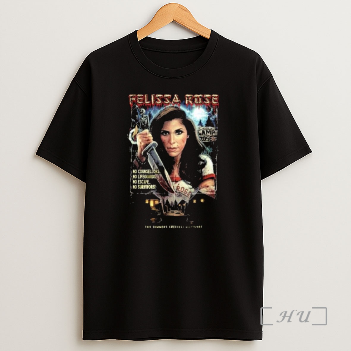 Officials Felissa Rose This Summers Sweetest Nightmare Circle Black Shirt Sweatshirt Tee