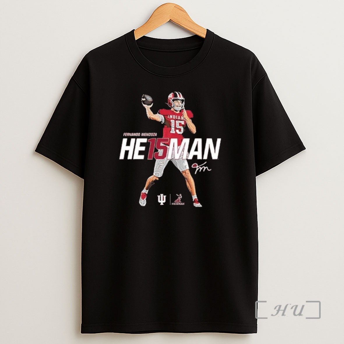 Officials Fernando Mendoza Indiana Hoosiers 2025 Heisman Trophy Winner Stance Shirt Sweatshirt Tee