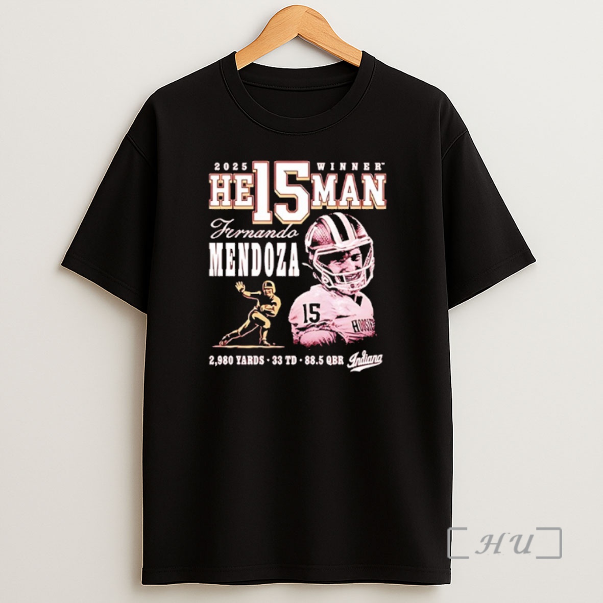Officials Fernando Mendoza Indiana Hoosiers 2025 Heisman Winner Player Shirt Sweatshirt Tee