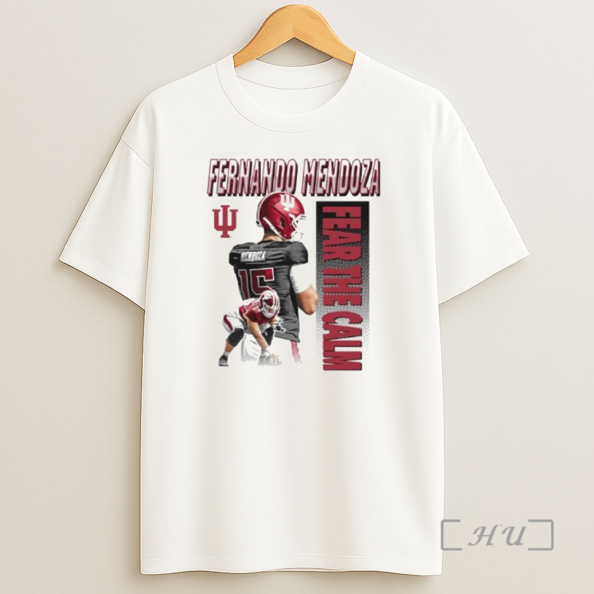 Officials Fernando Mendoza Indiana Hoosiers Nfl 2025 Fear The Calm Ornaments Shirt Sweatshirt Tee