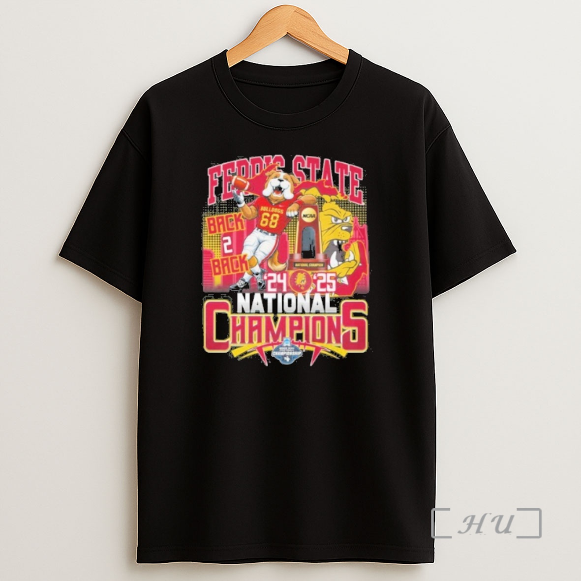 Officials Ferris State Back 2 Back 24 25 National Champions Shirt Sweatshirt Tee
