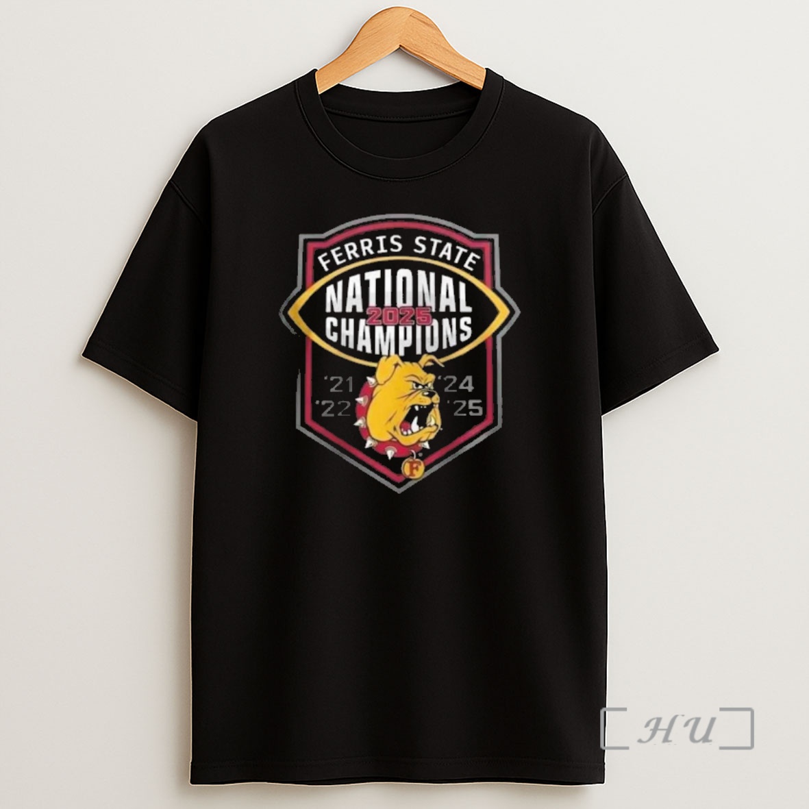 Officials Ferris State Bulldogs Ncaa Division Ii Football National Champions 2025 December 20 2025 Mckinney Texas Vs Harding 42 21 Big Rapids Michigan Shirt Sweatshirt Tee