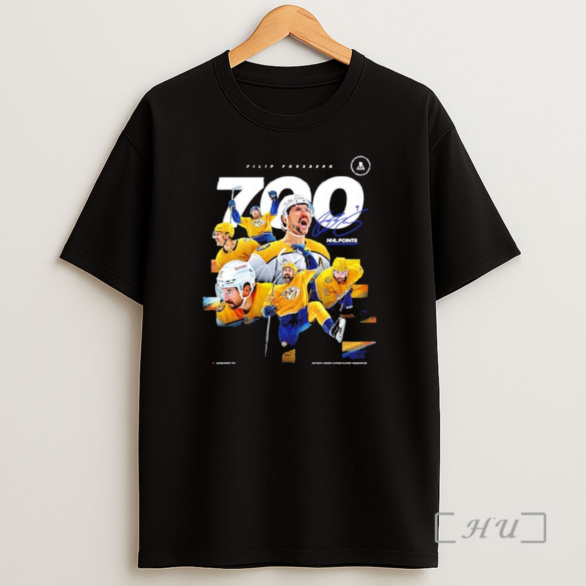 Officials Filip Forsberg Nashville Predators Nhl Point 700 Signature Shirt Sweatshirt Tee
