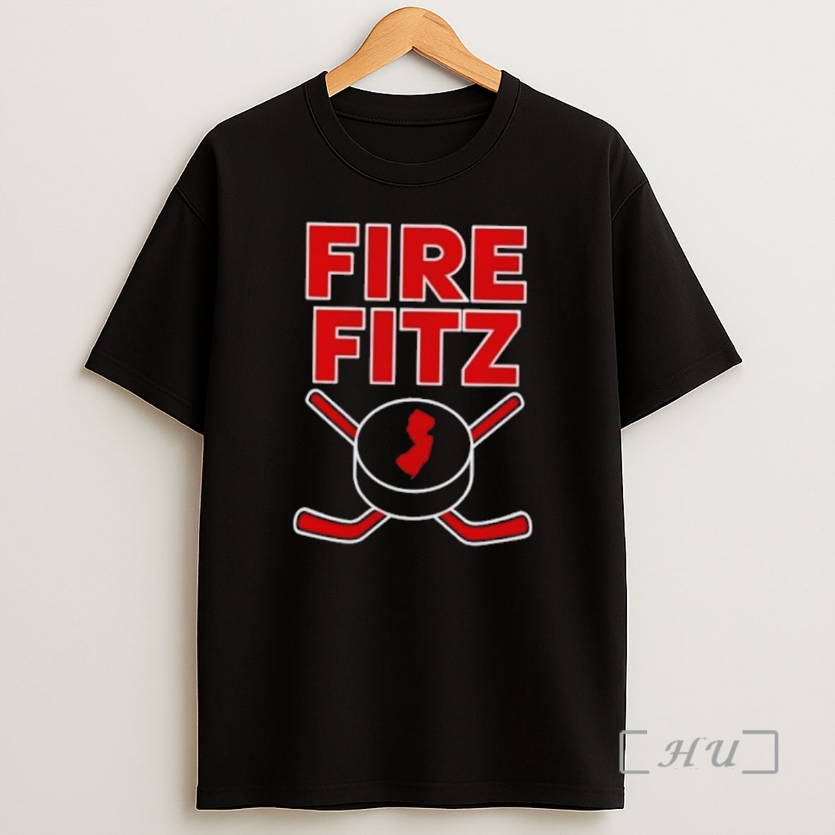 Officials Fire Fitz New Jersey Devils Hockey Shirt Sweatshirt Tee