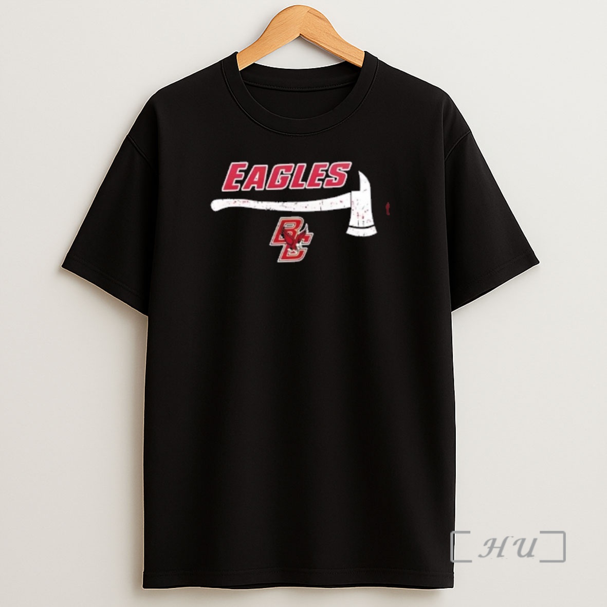 Officials Firefighter Fire Dept Always Ready Boston College Eagles 2 Sided Shirt Sweatshirt Tee