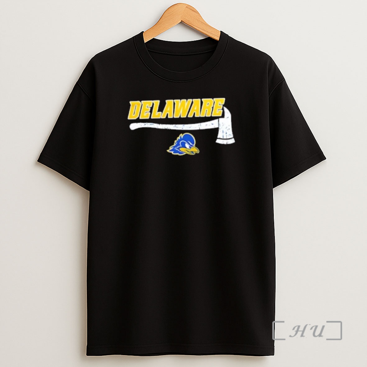Officials Firefighter Fire Dept Always Ready Delaware Fightin Blue Hens 2 Sided Shirt Sweatshirt Tee