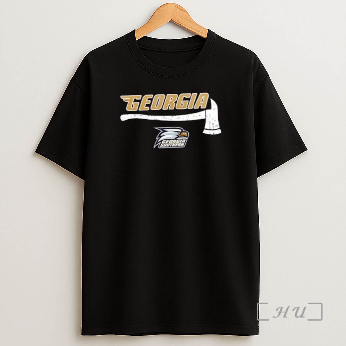 Officials Firefighter Fire Dept Always Ready Georgia Southern 2 Sided Shirt Sweatshirt Tee