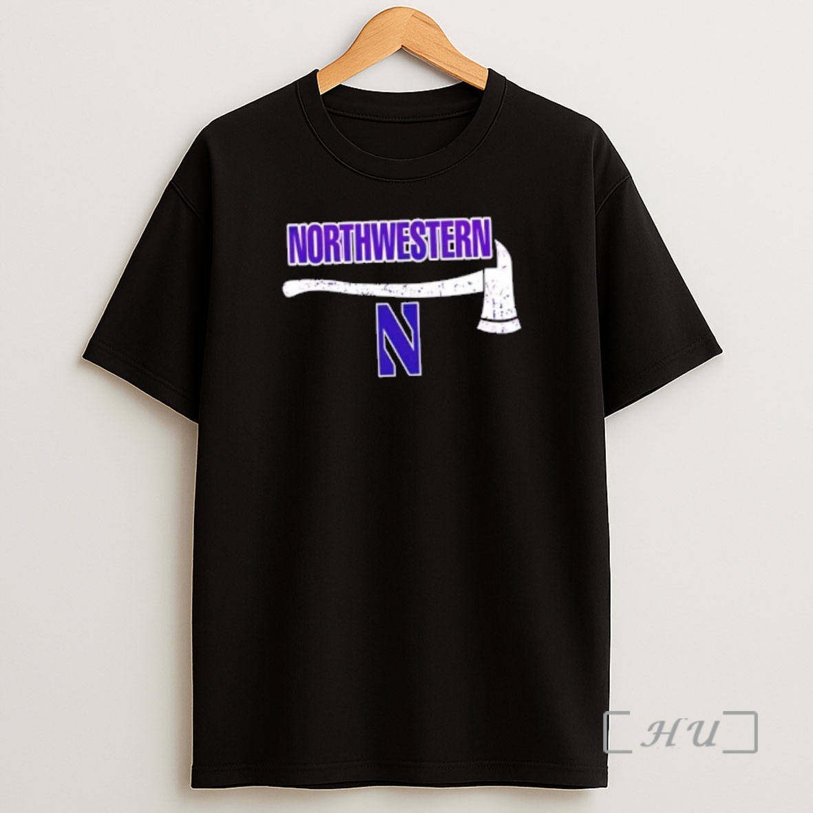 Officials Firefighter Fire Dept Always Ready Northwestern Football 2 Sided Shirt Sweatshirt Tee
