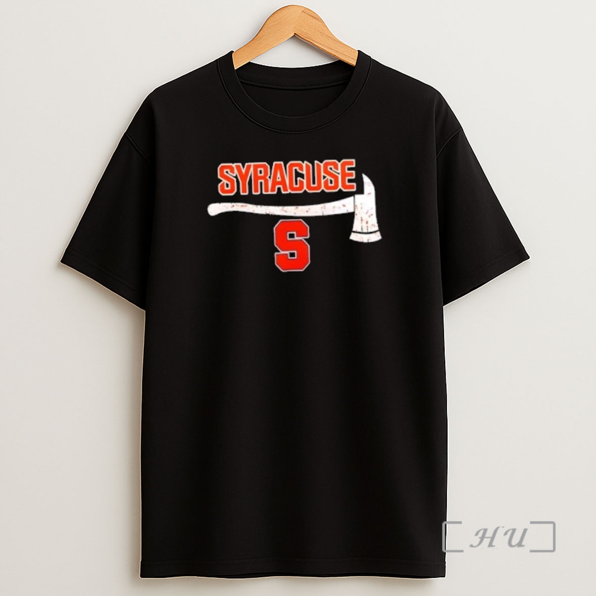 Officials Firefighter Fire Dept Always Ready Syracuse Orange 2 Sided Shirt Sweatshirt Tee