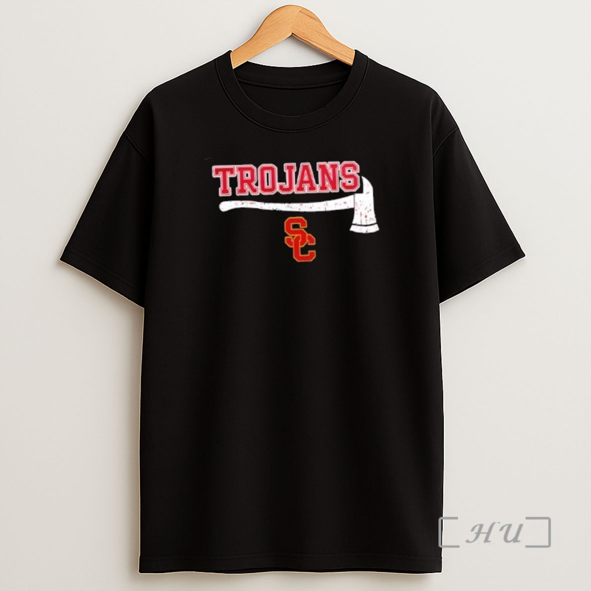 Officials Firefighter Fire Dept Always Ready Usc Trojans 2 Sided Shirt Sweatshirt Tee