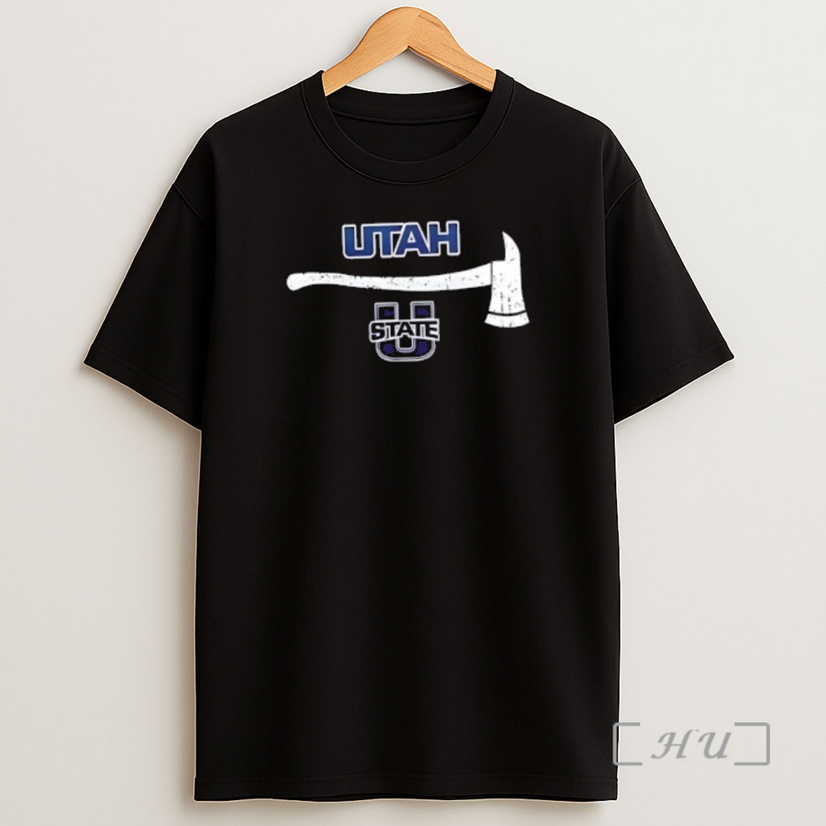 Officials Firefighter Fire Dept Always Ready Utah State Aggies 2 Sided Shirt Sweatshirt Tee