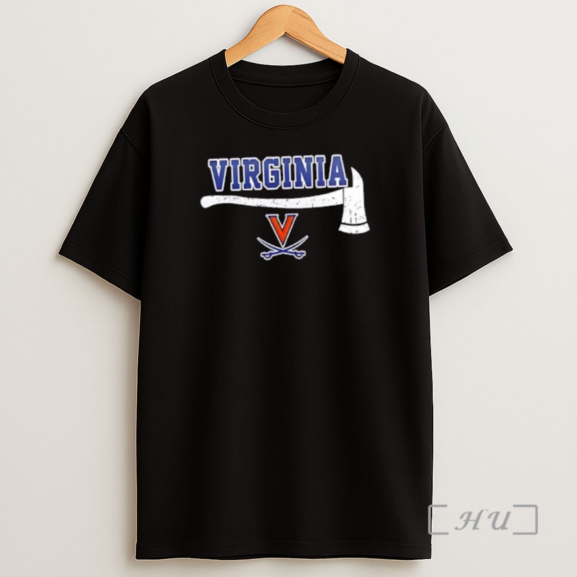 Officials Firefighter Fire Dept Always Ready Virginia Cavaliers 2 Sided Shirt Sweatshirt Tee
