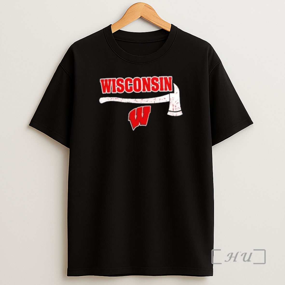 Officials Firefighter Fire Dept Always Ready Wisconsin Badgers 2 Sided Shirt Sweatshirt Tee