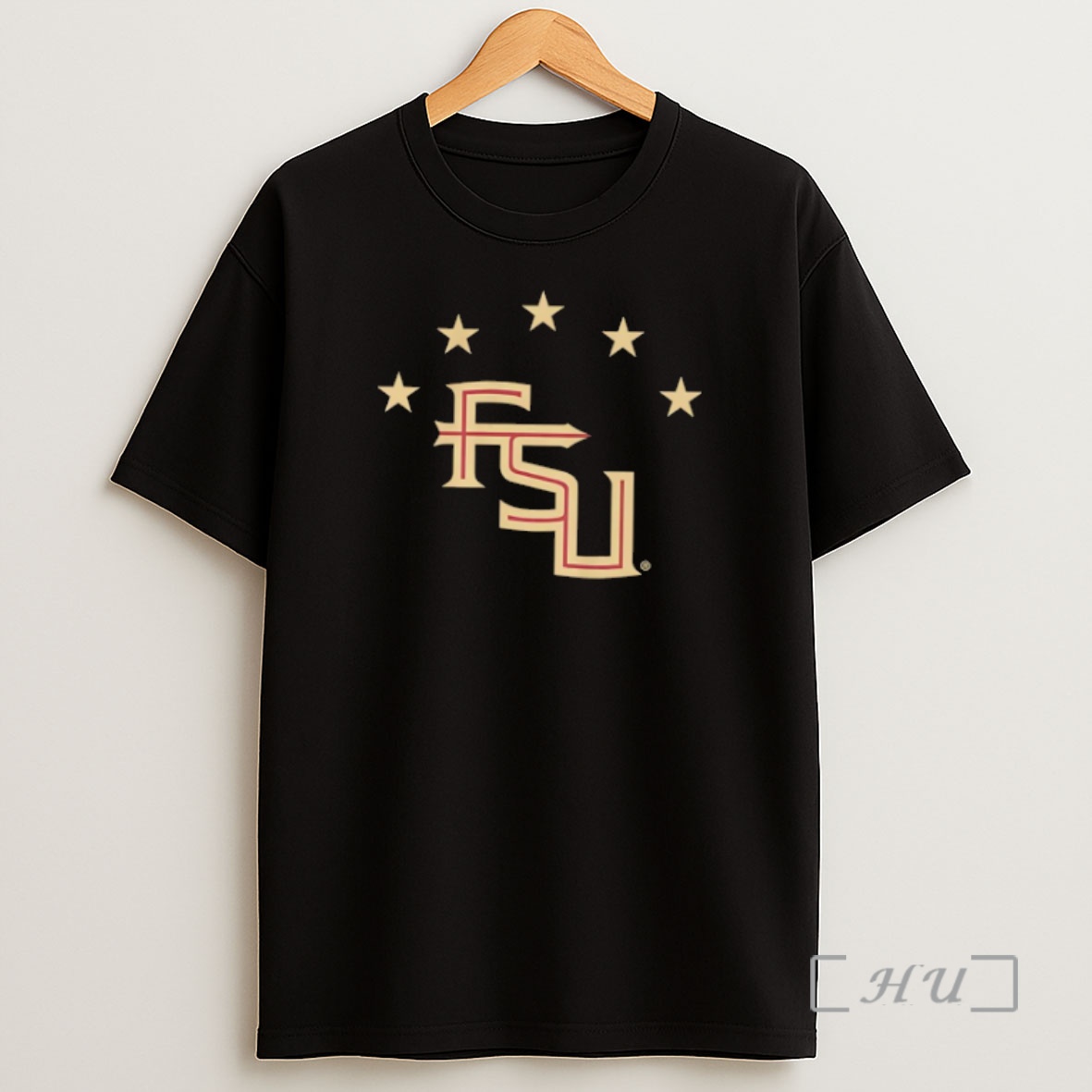 Officials Five Stars Fsu Soccer Stylish Black Shirt Sweatshirt Tee