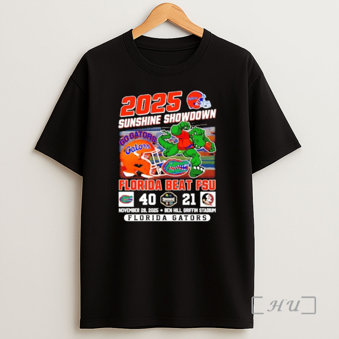 Officials Florida Gators Beat Fsu Back To Back 2025 Sunshine Showdown Champions 40 21 Score Premium Shirt Sweatshirt Tee