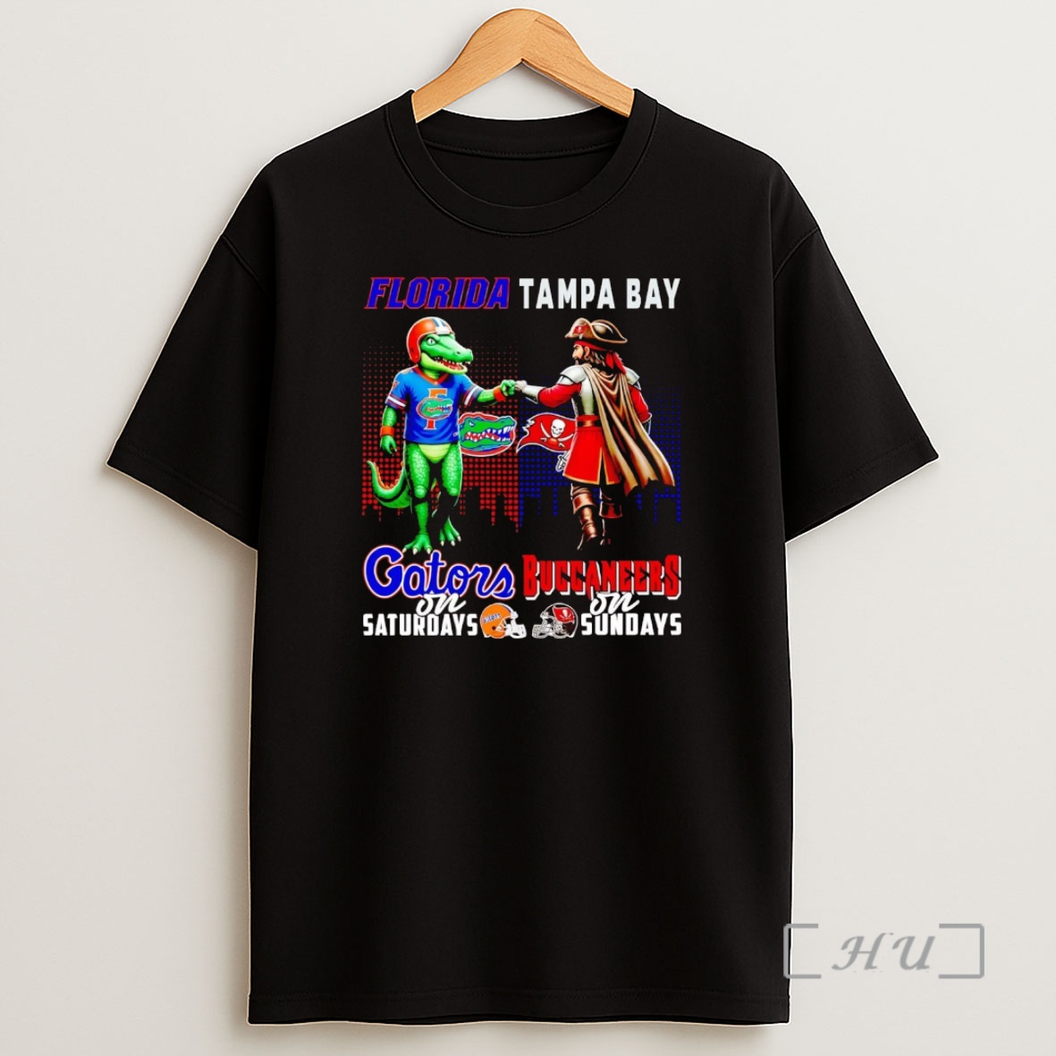 Officials Florida Gators On Saturdays Tampa Bay Buccaneers On Sundays Mascot Premium Shirt Sweatshirt Tee