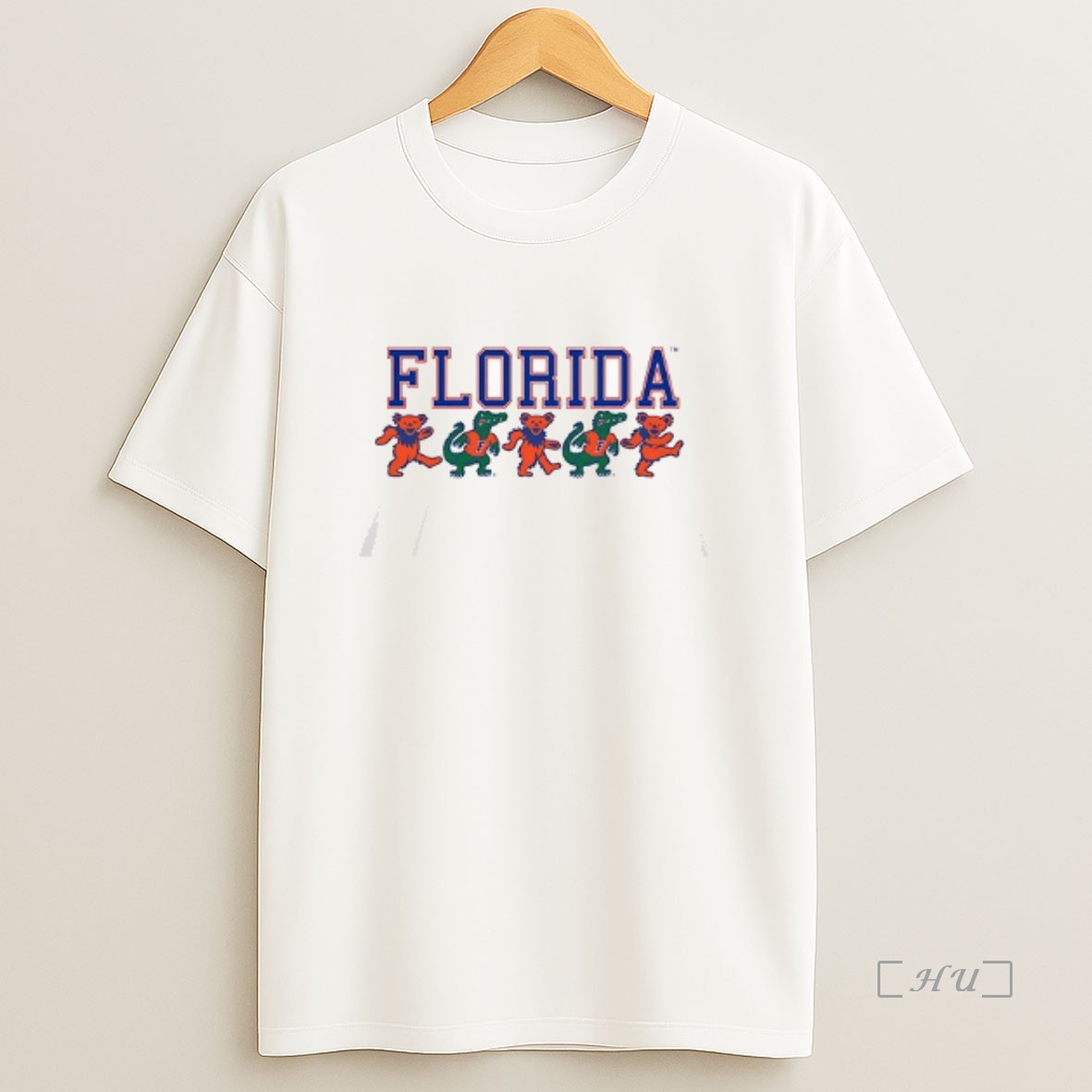 Officials Florida Gators X Grateful Dead Go Gators Danicing Bears Mascot Double Sided Graphic Shirt Sweatshirt Tee