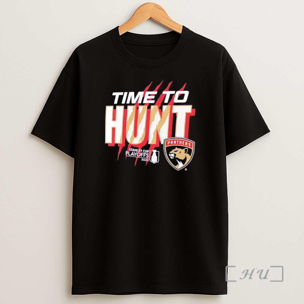 Officials Florida Panthers Time To Hunt Stanley Cup Playoffs Shirt Sweatshirt Tee