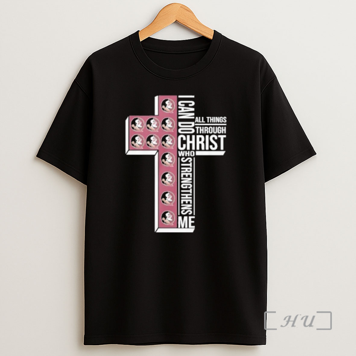 Officials Florida State Basketball Logo I Can Do All Things Through Christ Who Strengthens Me Shirt Sweatshirt Tee