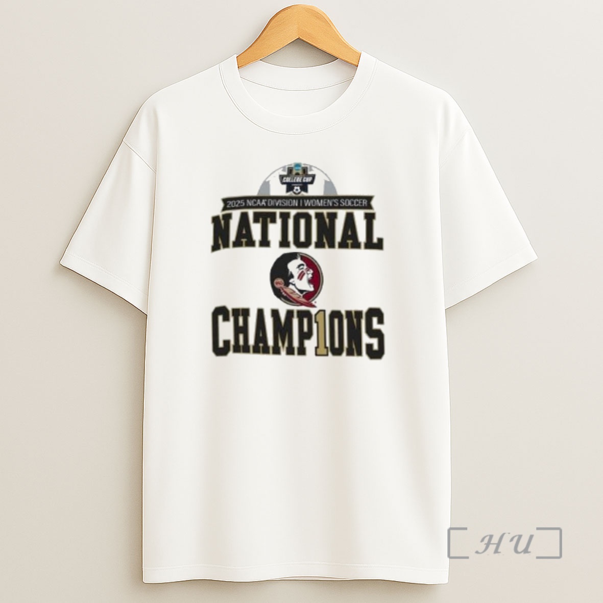 Officials Florida State Seminoles Champion 2025 Ncaa Womens Soccer National Champions Circle White Shirt Sweatshirt Tee