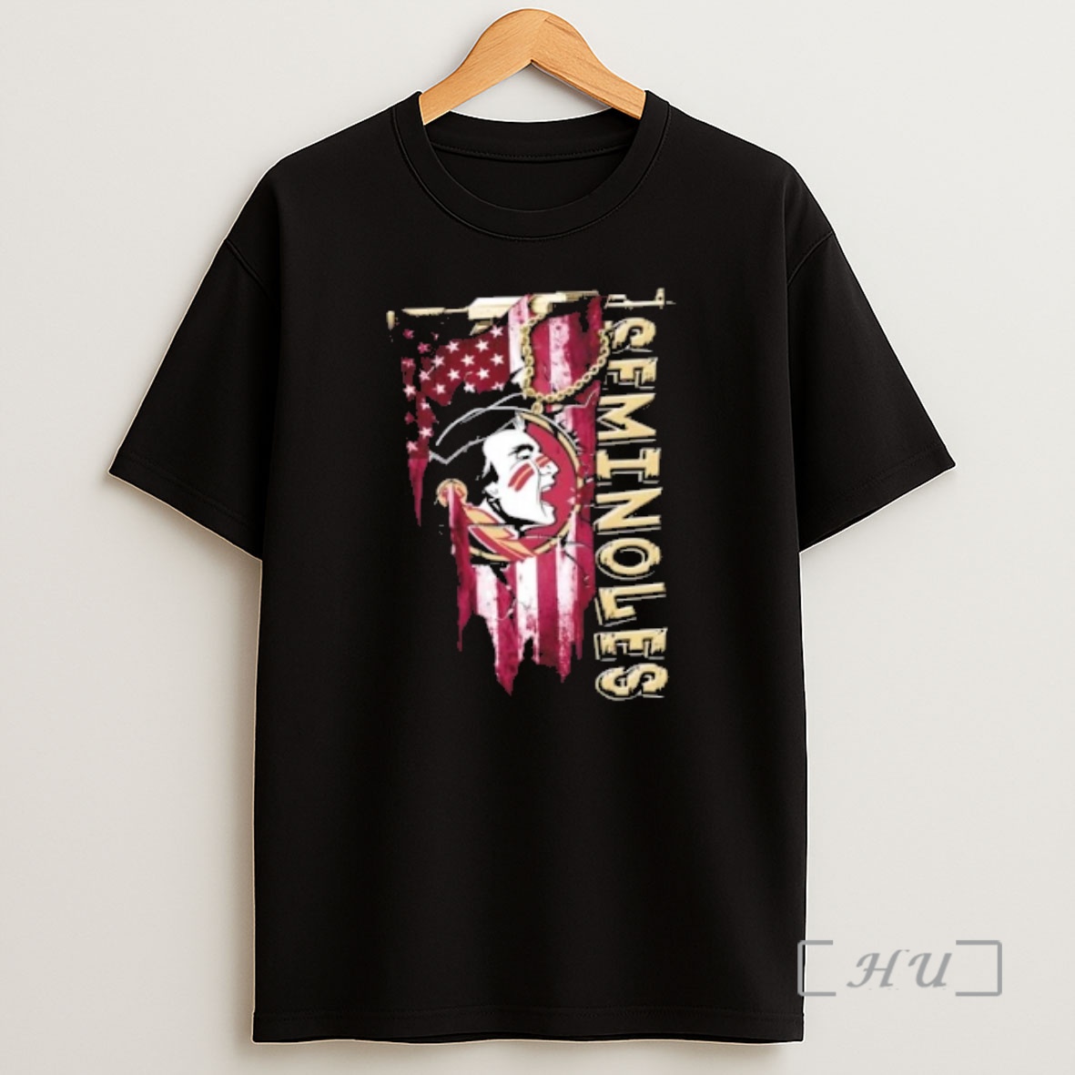 Officials Florida State Seminoles Football Battle Shattered Usa Flag Rip Design Shirt Sweatshirt Tee
